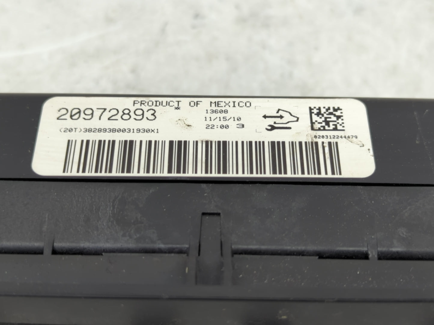 2006-2011 Chevrolet Impala Climate Control Module Temperature AC/Heater Replacement Fits Fits 2006 2007 2008 2009 2010 2011 