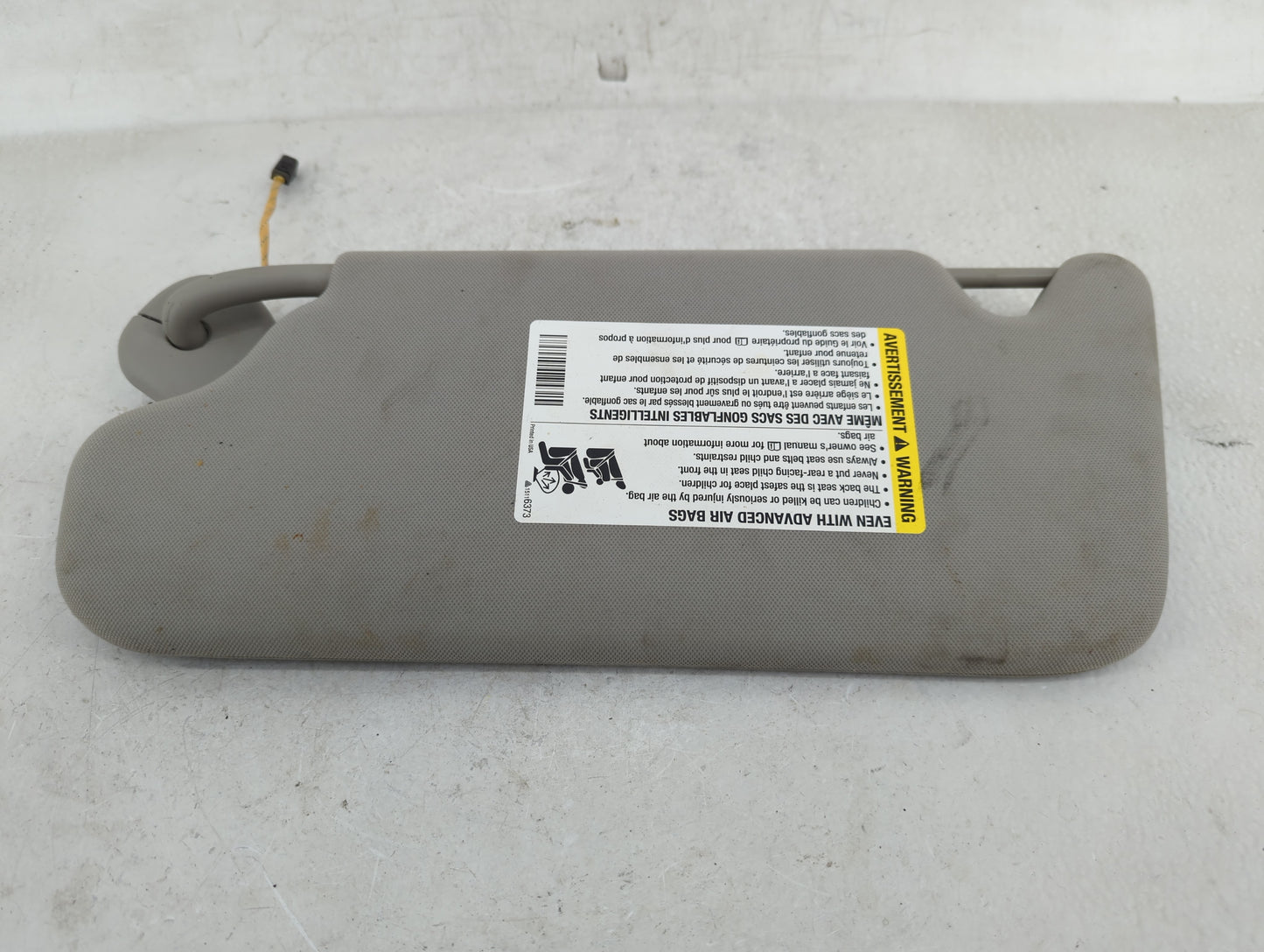 2006-2016 Chevrolet Impala Sun Visor Shade Replacement Passenger Right Mirror Fits OEM Used Auto Parts - Oemusedautoparts1.c