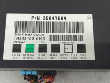 2006-2013 Chevrolet Impala Body Control Module Bcm Inner Cabin Fuse Box