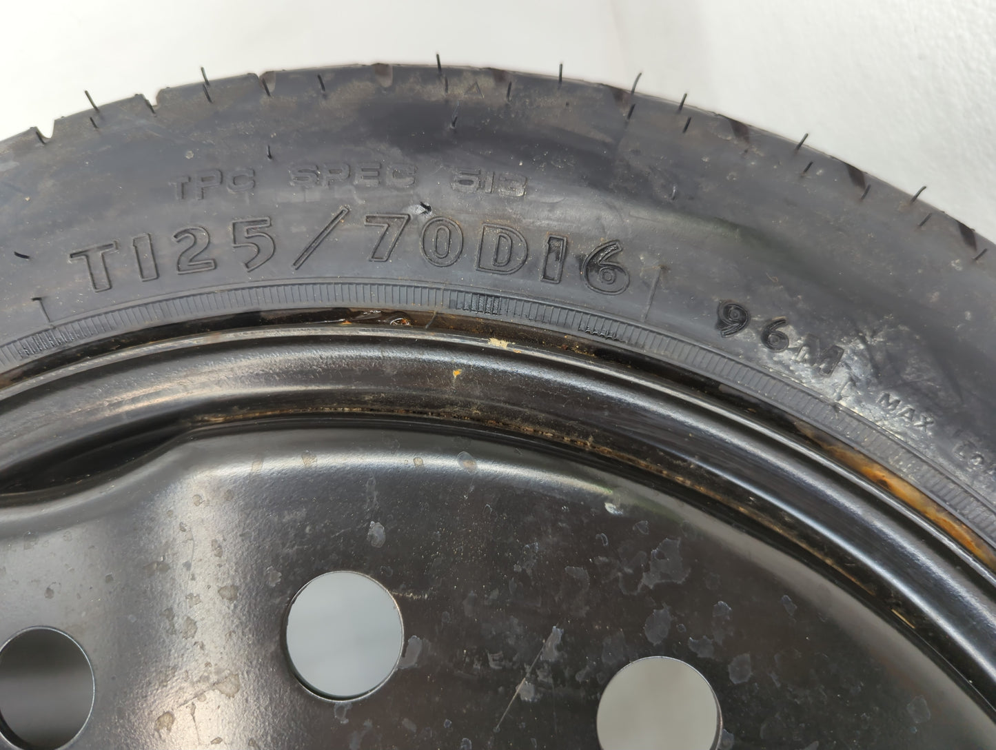 2000-2016 Chevrolet Impala Spare Donut Tire Wheel Rim Oem - Oemusedautoparts1.com