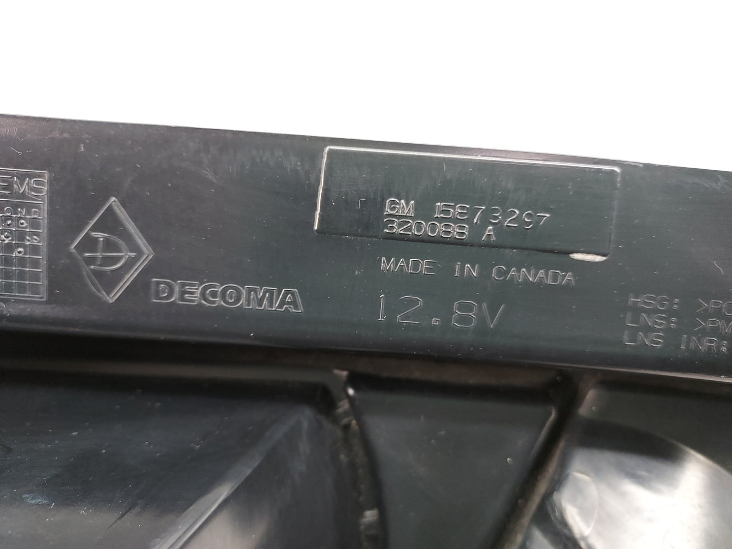2006-2016 Chevrolet Impala Driver Left Side Deck Lid Mounted Tail Light - Oemusedautoparts1.com