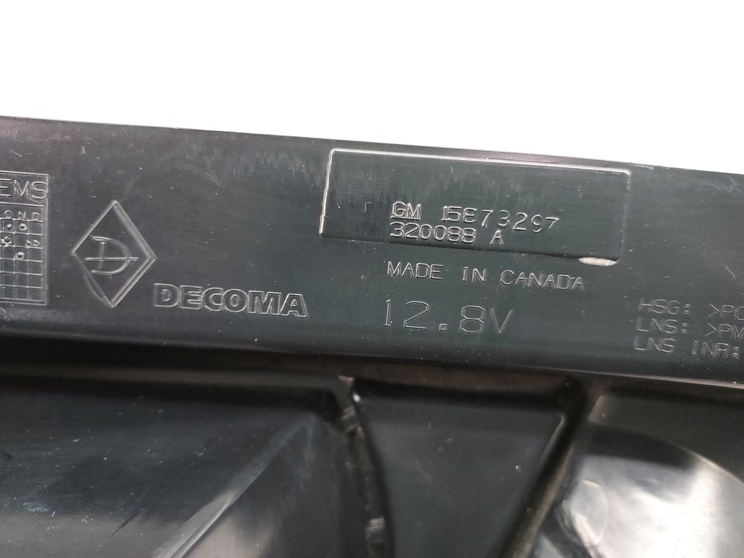 2006-2016 Chevrolet Impala Driver Left Side Deck Lid Mounted Tail Light - Oemusedautoparts1.com