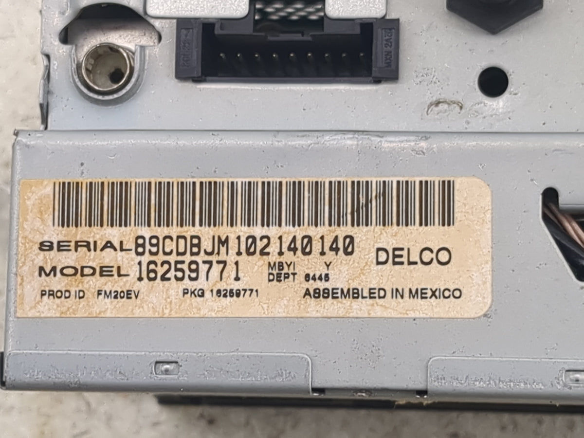 0 Chevrolet Lumina Car Radio AM FM Cd Player Receiver Replacement OEM Used Auto Parts - Oemusedautoparts1.com