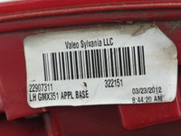 2013-2016 Chevrolet Malibu Driver Left Side Deck Lid Mounted Tail Light - Oemusedautoparts1.com