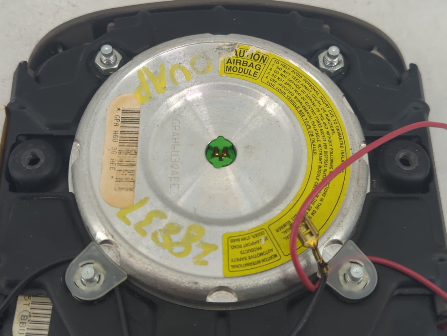 1998-1999 Chevrolet Malibu Air Bag Driver Left Steering Wheel Mounted - Oemusedautoparts1.com