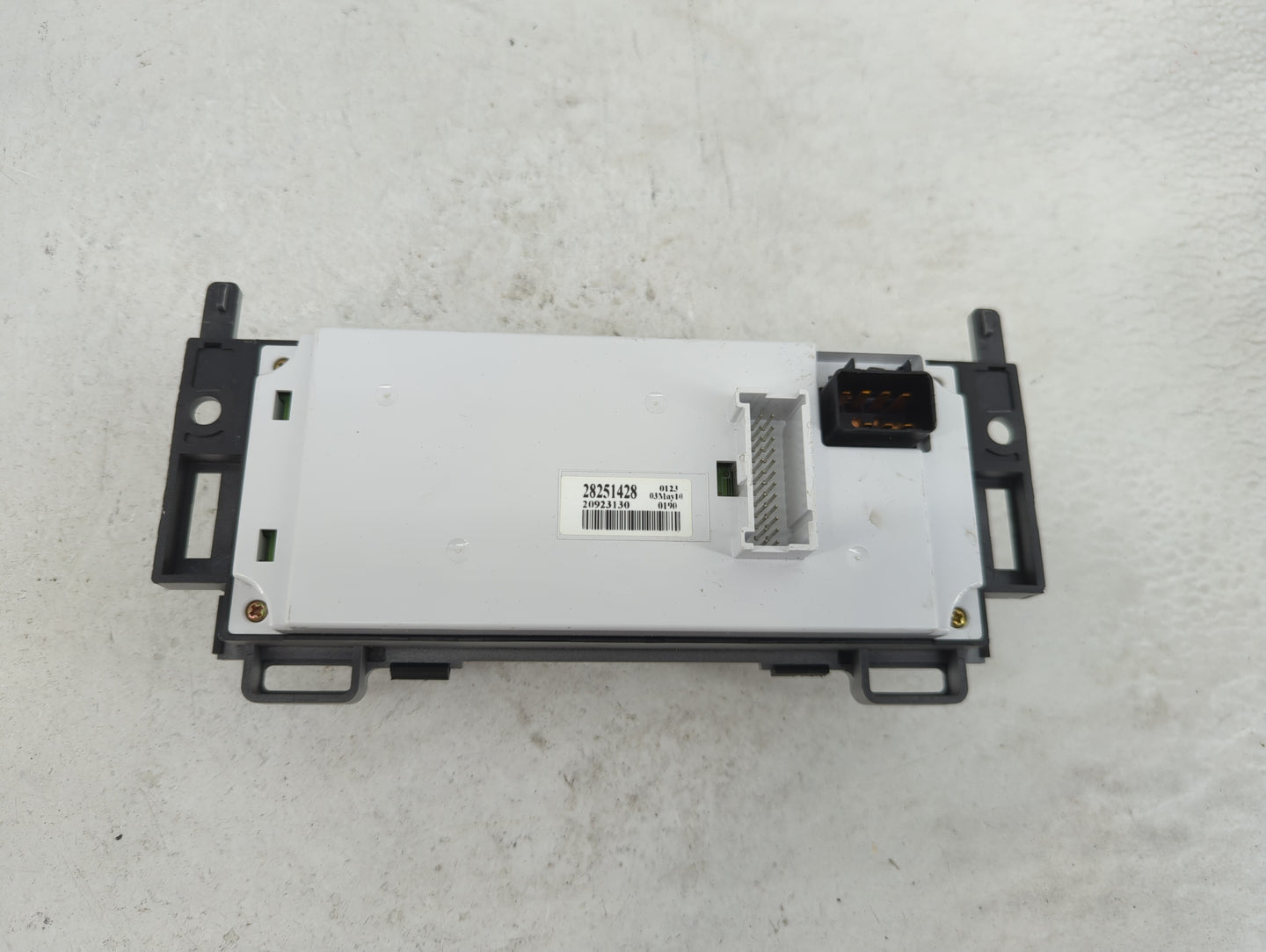 2008-2012 Chevrolet Malibu Climate Control Module Temperature AC/Heater Replacement Fits Fits 2008 2009 2010 2011 2012 OEM U