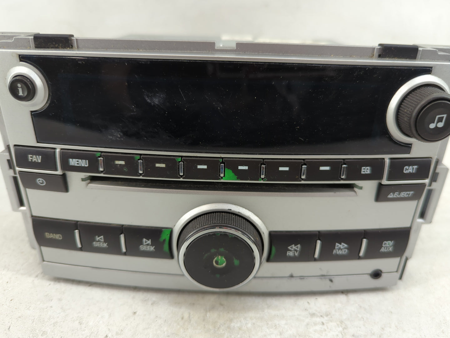 2009-2012 Chevrolet Malibu Radio AM FM Cd Player Receiver Replacement Fits Fits 2009 2010 2011 2012 OEM Used Auto Parts - Oe