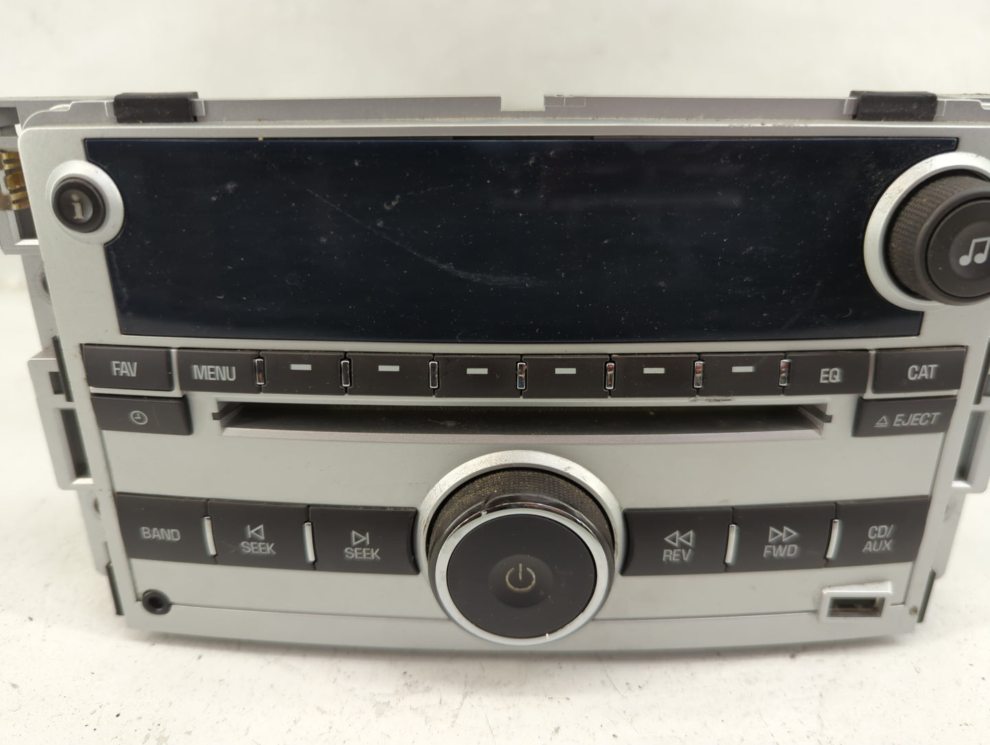 2009-2012 Chevrolet Malibu Radio AM FM Cd Player Receiver Replacement Fits Fits 2009 2010 2011 2012 OEM Used Auto Parts - Oe