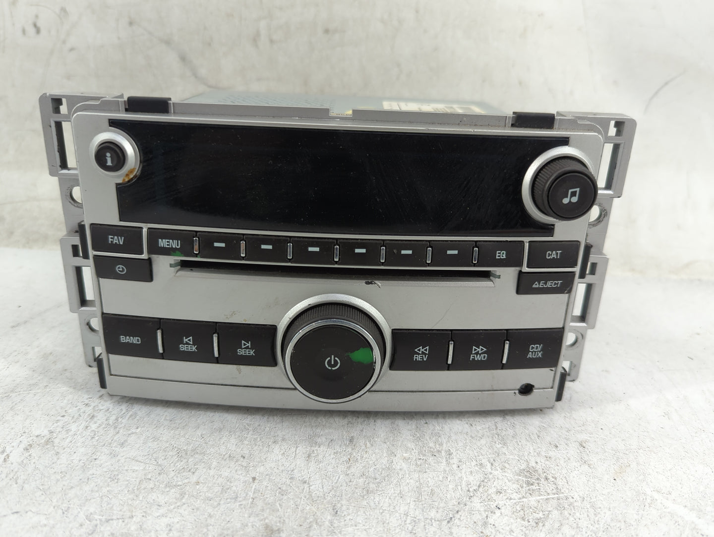 2009-2012 Chevrolet Malibu Radio AM FM Cd Player Receiver Replacement Fits Fits 2009 2010 2011 2012 OEM Used Auto Parts - Oe