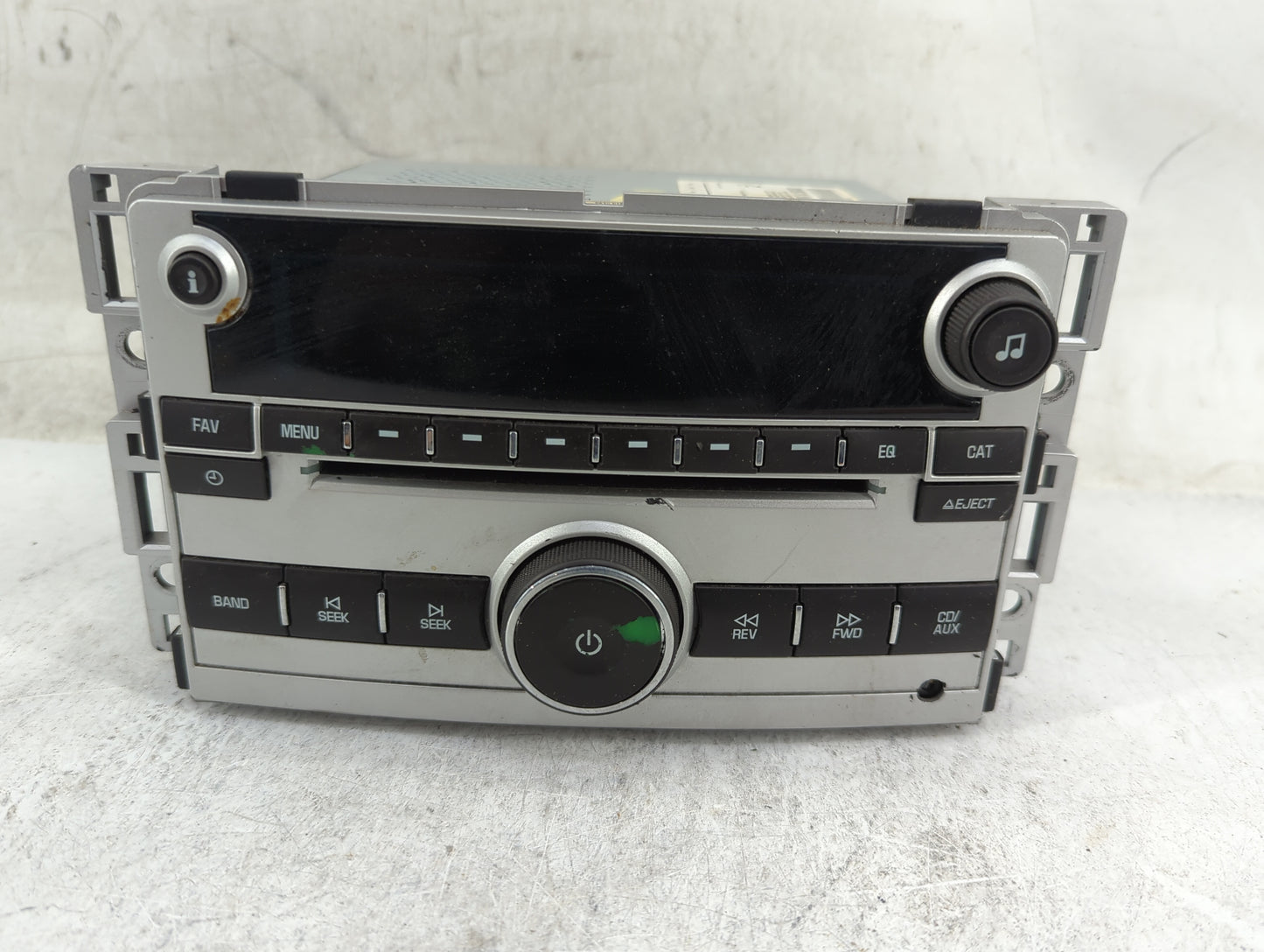 2009-2012 Chevrolet Malibu Radio AM FM Cd Player Receiver Replacement Fits Fits 2009 2010 2011 2012 OEM Used Auto Parts - Oe