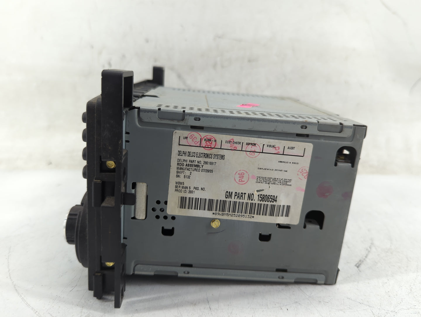 2004-2006 Chevrolet Malibu Radio AM FM Cd Player Receiver Replacement Fits Fits 2004 2005 2006 OEM Used Auto Parts - Oemused