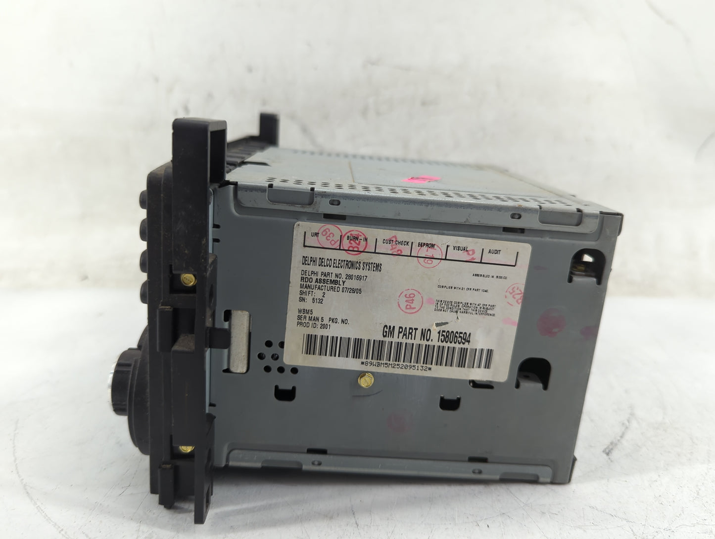 2004-2006 Chevrolet Malibu Radio AM FM Cd Player Receiver Replacement Fits Fits 2004 2005 2006 OEM Used Auto Parts - Oemused