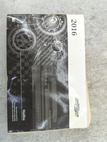 0 Chevrolet Malibu Owners Manual Book Guide OEM Used Auto Parts - Oemusedautoparts1.com