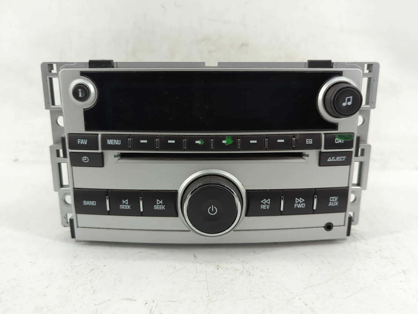 2009-2012 Chevrolet Malibu Radio AM FM Cd Player Receiver Replacement Fits Fits 2009 2010 2011 2012 OEM Used Auto Parts - Oe