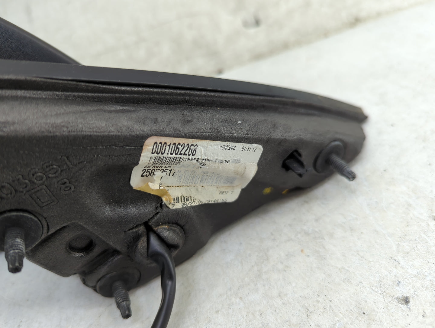 2008-2012 Chevrolet Malibu Driver Side View Mirror - Left Door Mirror OEM Used - Oemusedautoparts1.com