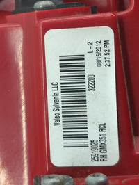 2013-2016 Chevrolet Malibu Tail Light Assembly Passenger Right OEM Fits Fits 2013 2014 2015 2016 OEM Used Auto Parts - Oemus