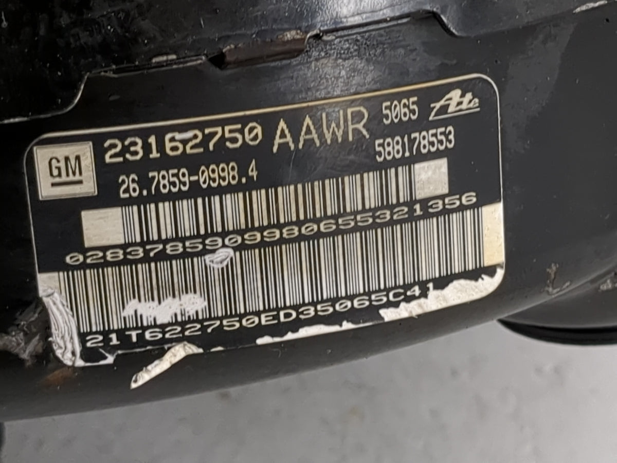 2013-2016 Chevrolet Malibu Power Brake Booster Oem 5026746 - Oemusedautoparts1.com
