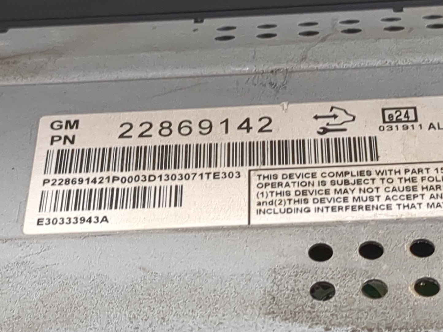 2013-2016 Chevrolet Malibu Information Display Screen 5027974 - Oemusedautoparts1.com