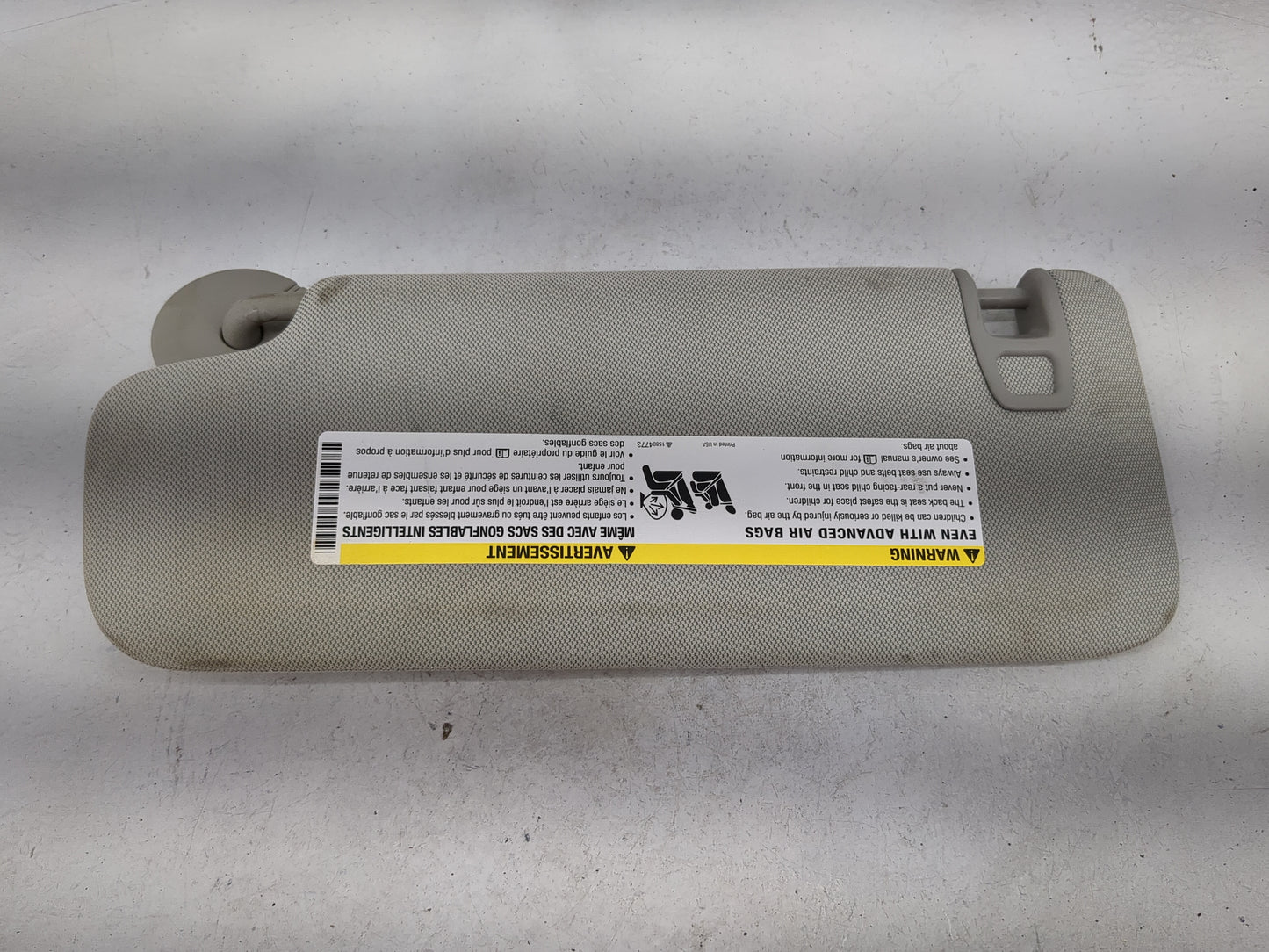 2013-2016 Chevrolet Malibu Sun Visor Shade Replacement Passenger Right Mirror Fits Fits 2013 2014 2015 2016 OEM Used Auto Pa
