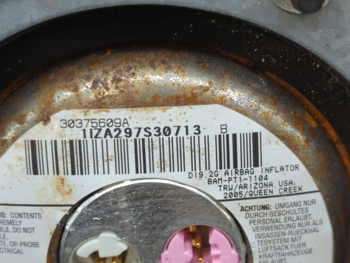 2006-2007 Chevrolet Malibu Air Bag Driver Left Steering Wheel Mounted - Oemusedautoparts1.com