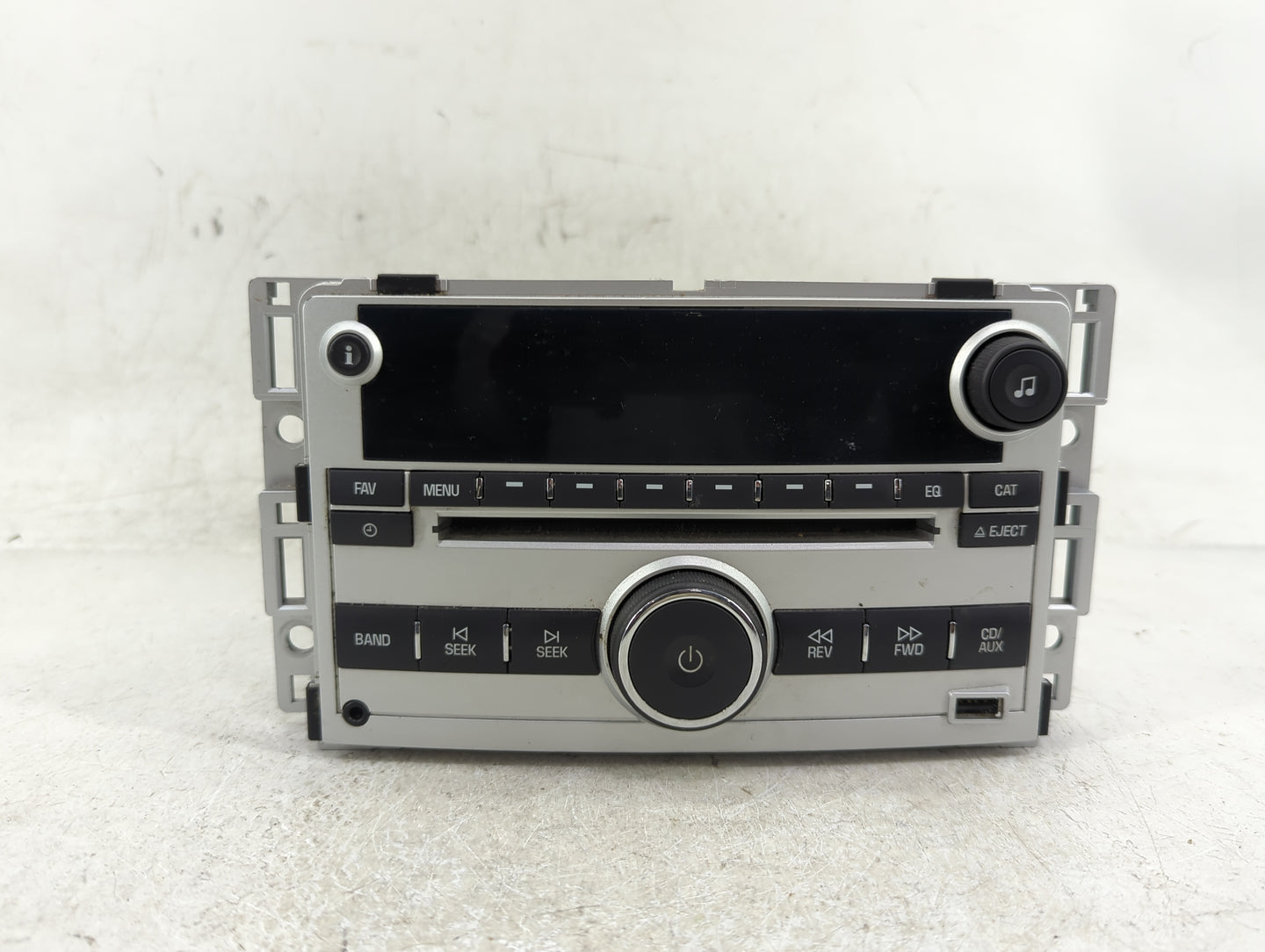 2009-2012 Chevrolet Malibu Radio AM FM Cd Player Receiver Replacement Fits Fits 2009 2010 2011 2012 OEM Used Auto Parts - Oe