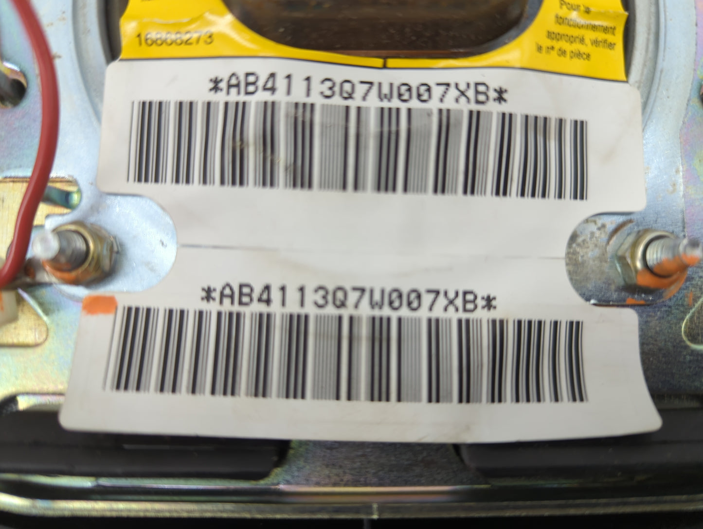 2002 Chevrolet Monte Carlo Air Bag Driver Left Steering Wheel Mounted - Oemusedautoparts1.com