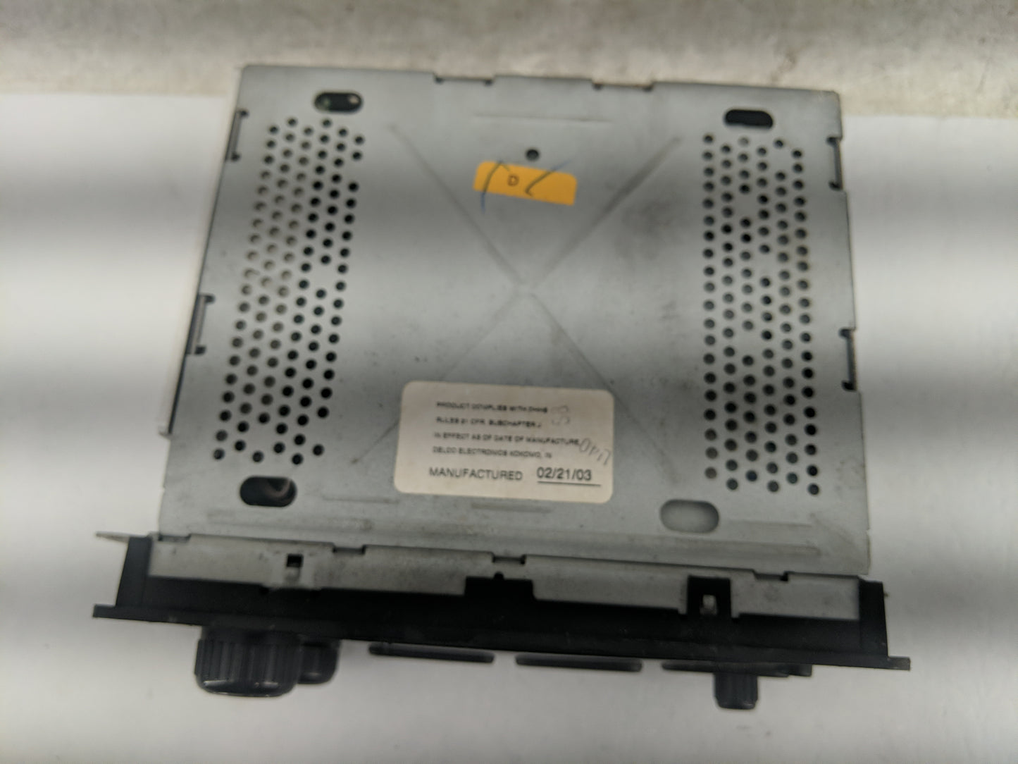 2002-2005 Chevrolet Monte Carlo Radio AM FM Cd Player Receiver Replacement Fits Fits 2002 2003 2004 2005 OEM Used Auto Parts