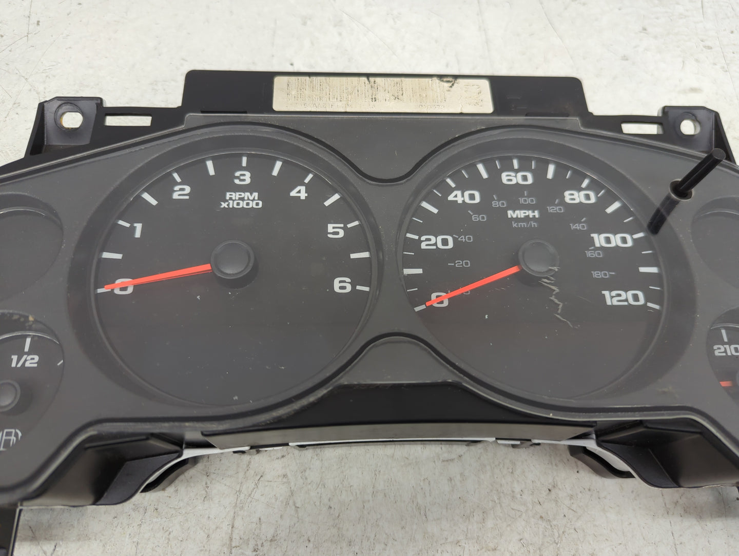 2011 Chevrolet Silverado 1500 Instrument Cluster Speedometer Gauges Fits OEM Used Auto Parts - Oemusedautoparts1.com