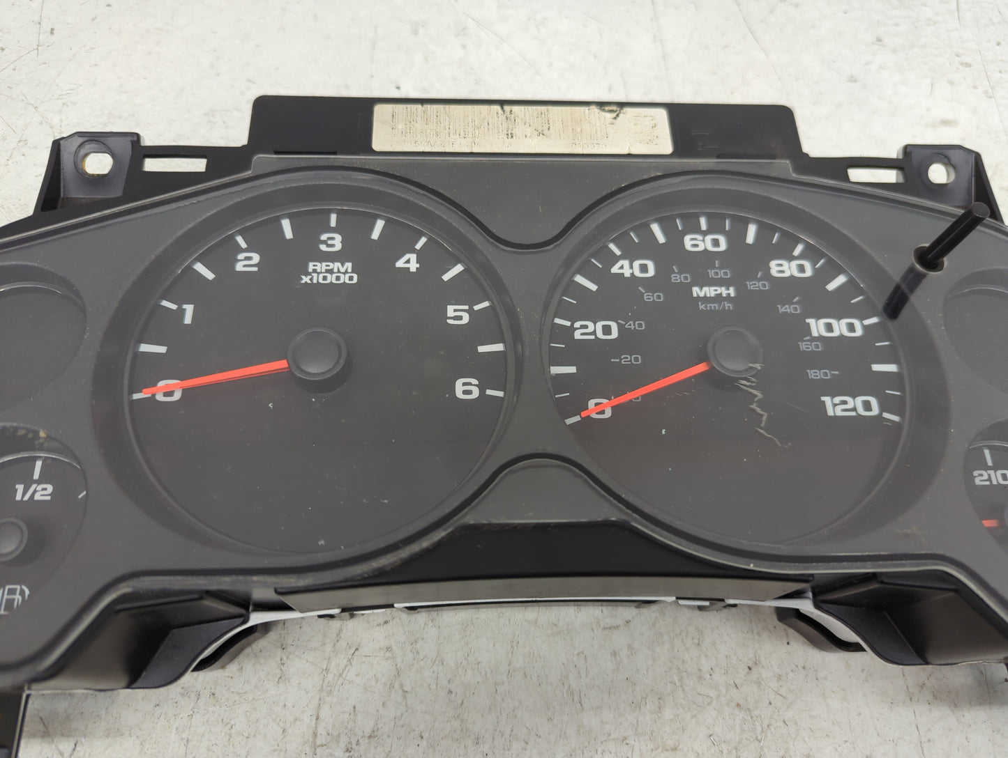 2011 Chevrolet Silverado 1500 Instrument Cluster Speedometer Gauges Fits OEM Used Auto Parts - Oemusedautoparts1.com