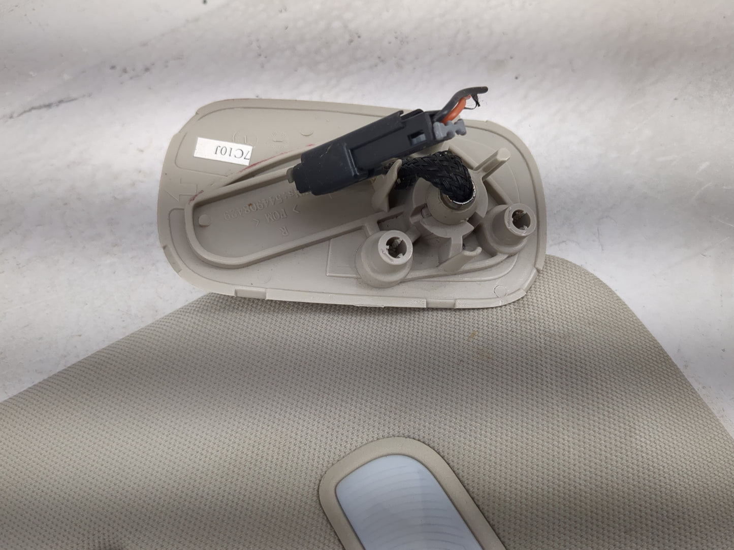 2007-2013 Chevrolet Silverado 1500 Sun Visor Shade Replacement Passenger Right Mirror Fits OEM Used Auto Parts - Oemusedauto