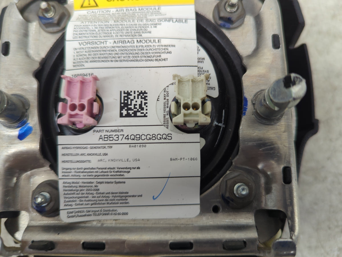 2003 Chevrolet Silverado 1500 Air Bag Driver Left Steering Wheel Mounted 5030684 - Oemusedautoparts1.com