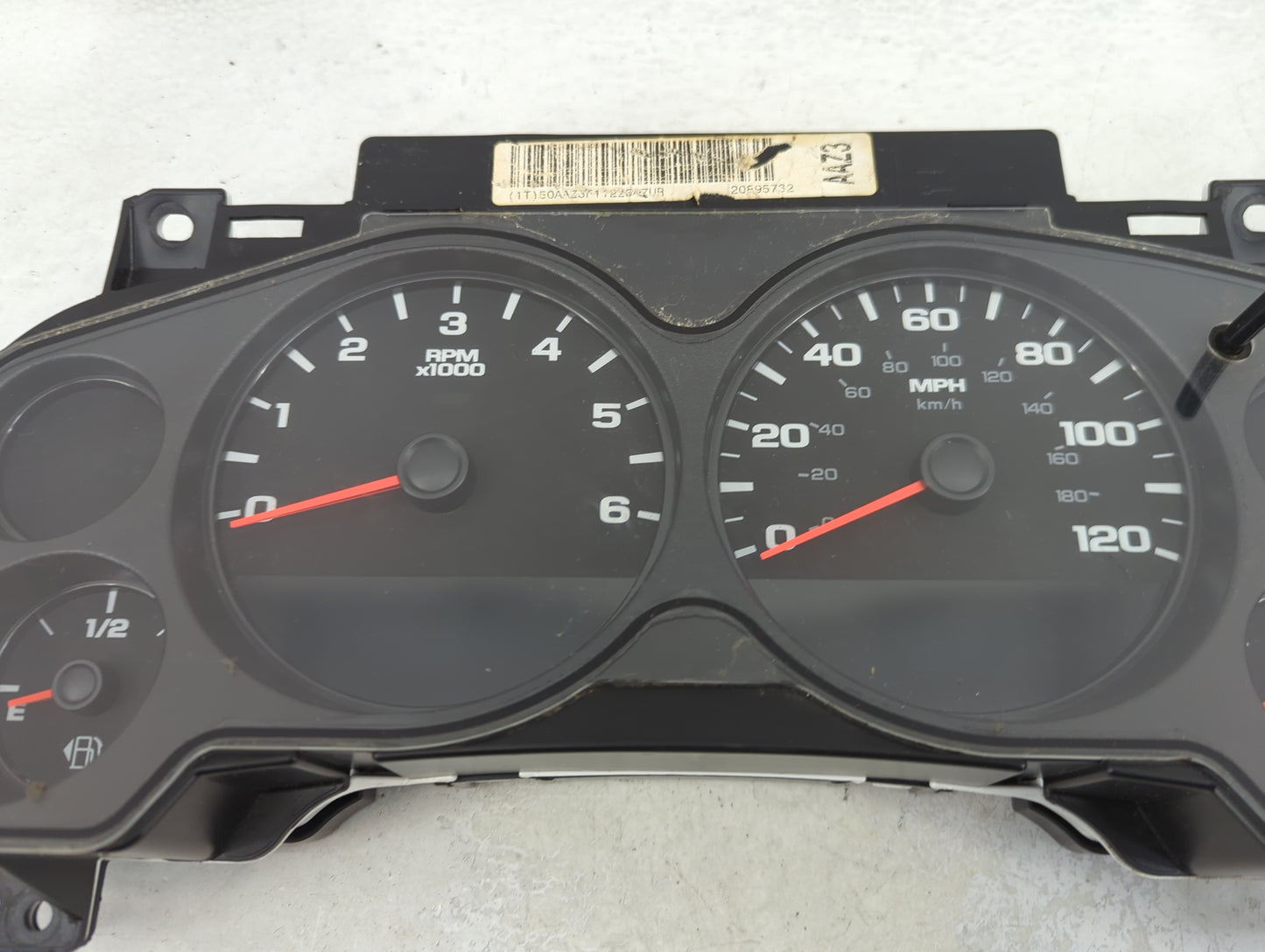 0 Chevrolet Silverado 1500 Pickup Instrument Cluster Speedometer Gauges Fits OEM Used Auto Parts - Oemusedautoparts1.com