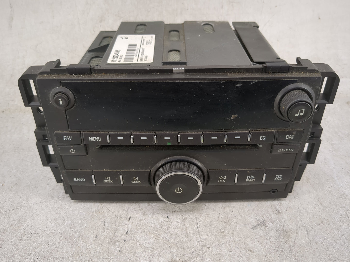 2007-2014 Chevrolet Tahoe Radio AM FM Cd Player Receiver Replacement Fits Fits 2007 2008 2009 2010 2011 2012 2013 2014 OEM U