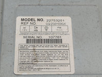 2010-2014 Chevrolet Tahoe Radio AM FM Cd Player Receiver Replacement OEM Used Auto Parts - Oemusedautoparts1.com