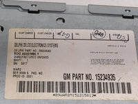 2005-2006 Chevrolet Trailblazer Radio AM FM Cd Player Receiver Replacement Fits Fits 2005 2006 2007 OEM Used Auto Parts - Oe