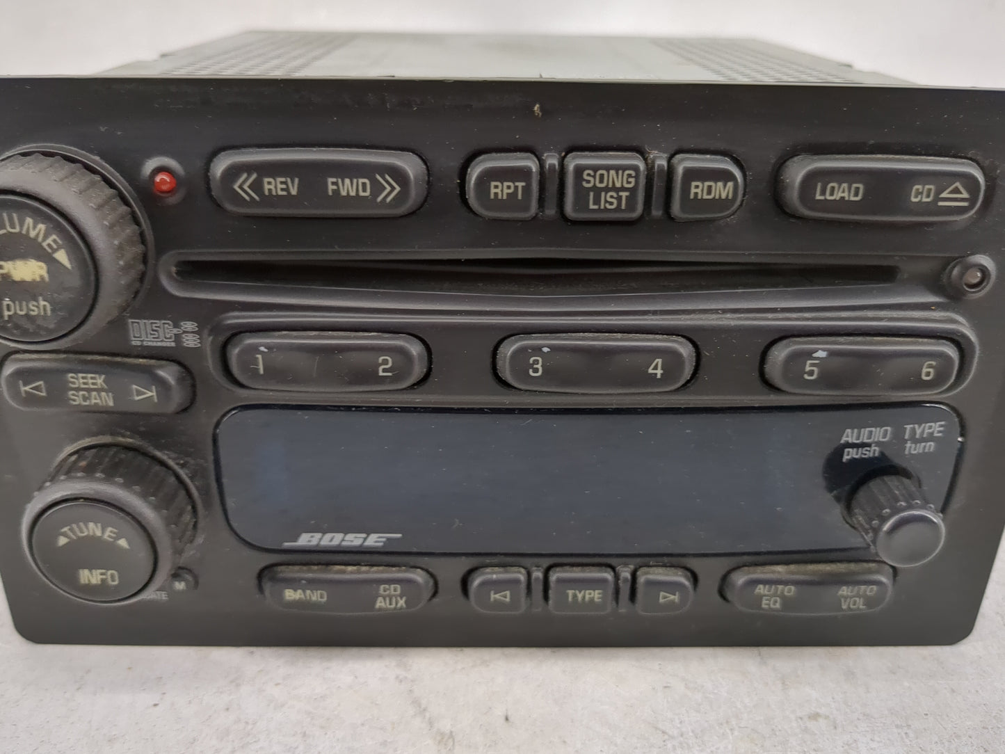 2002-2005 Chevrolet Trailblazer Ext Radio AM FM Cd Player Receiver Replacement Fits Fits 2002 2003 2004 2005 OEM Used Auto P