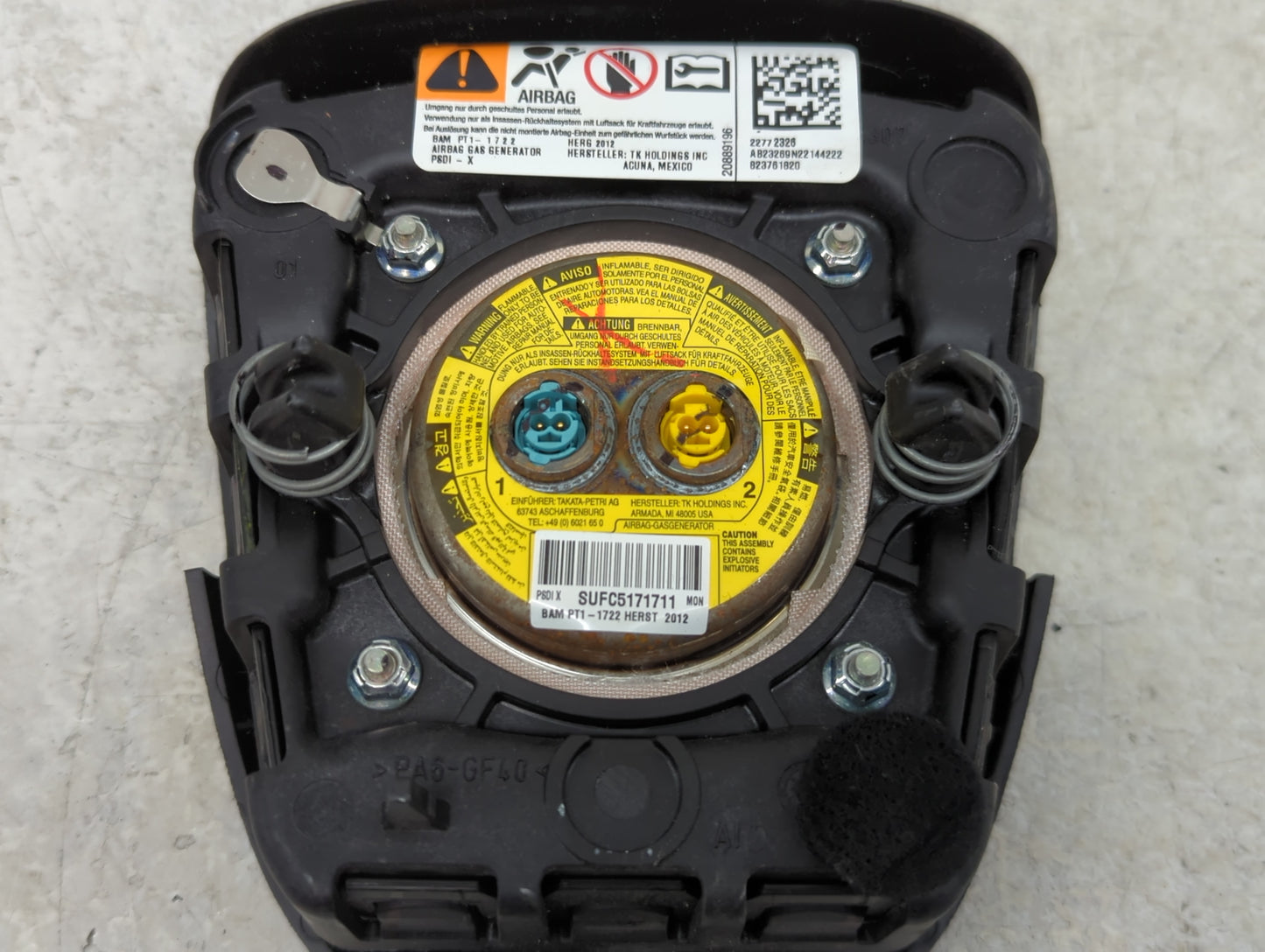 2011-2015 Chevrolet Volt Air Bag Driver Left Steering Wheel Mounted - Oemusedautoparts1.com