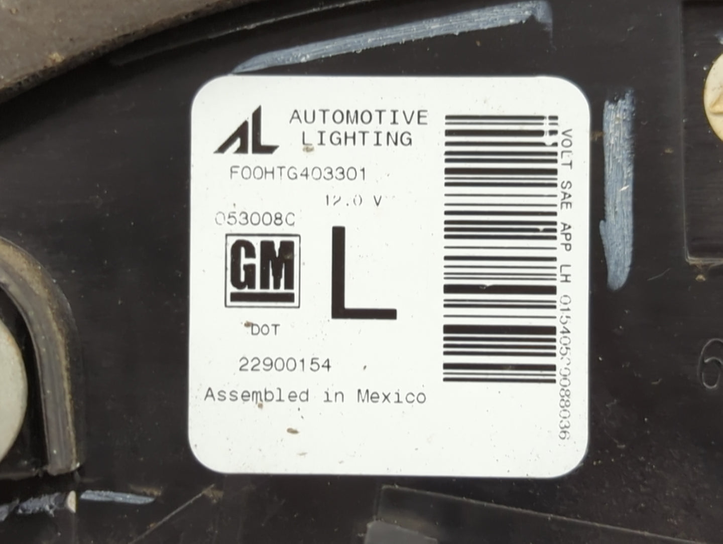 Tail Lights 2012 CHEVROLET VOLT - Oemusedautoparts1.com