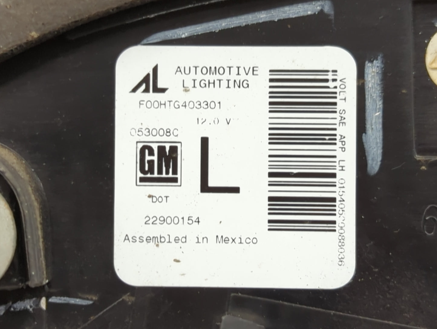 Tail Lights 2012 CHEVROLET VOLT - Oemusedautoparts1.com