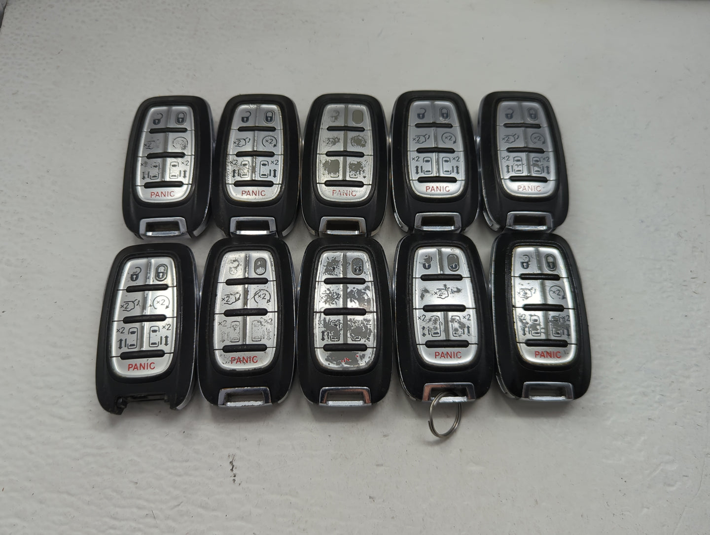 Lot of 10 Chrysler Keyless Entry Remote Fob M3N-97395900 MIXED PART - Oemusedautoparts1.com