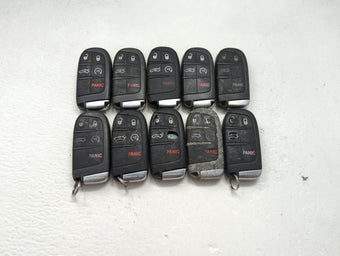 compare product Lot of 10 Chrysler Keyless Entry Remote Fob MIXED FCC IDS MIXED PART 1475772