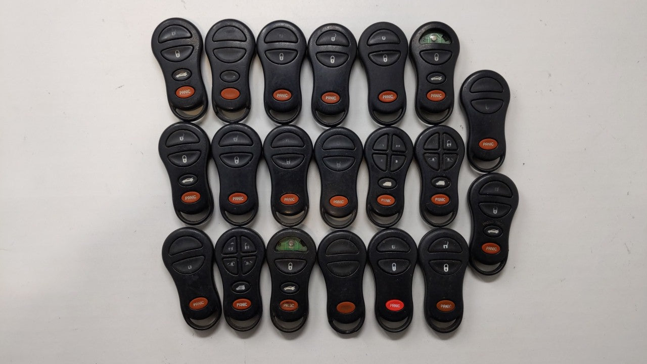 Lot of 20 Chrysler Keyless Entry Remote Fob MIXED FCC IDS MIXED PART - Oemusedautoparts1.com
