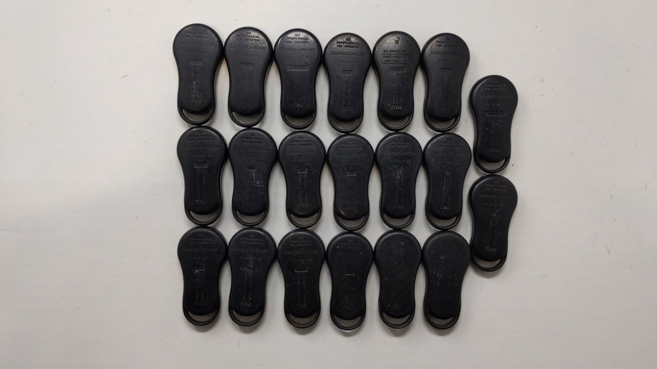 Lot of 20 Chrysler Keyless Entry Remote Fob MIXED FCC IDS MIXED PART - Oemusedautoparts1.com