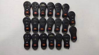 compare product Lot of 20 Chrysler Keyless Entry Remote Fob MIXED FCC IDS MIXED PART