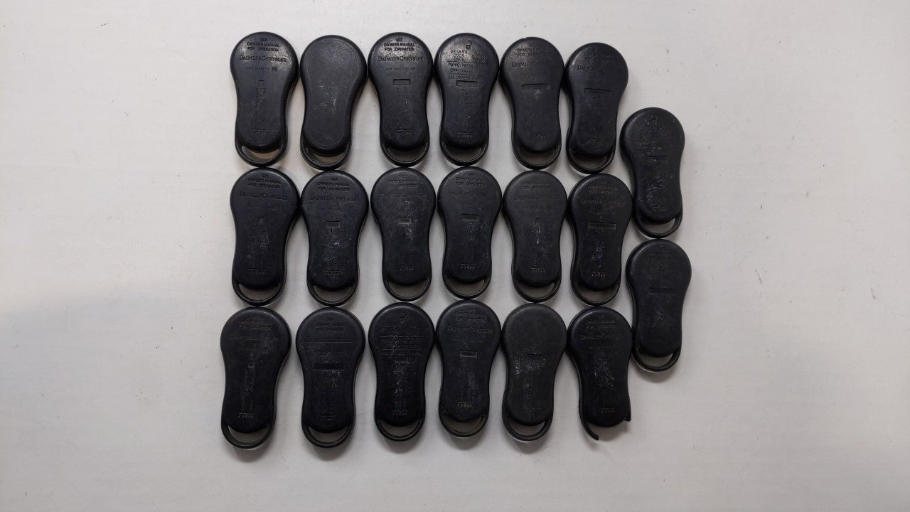 Lot of 20 Chrysler Keyless Entry Remote Fob MIXED FCC IDS MIXED PART - Oemusedautoparts1.com