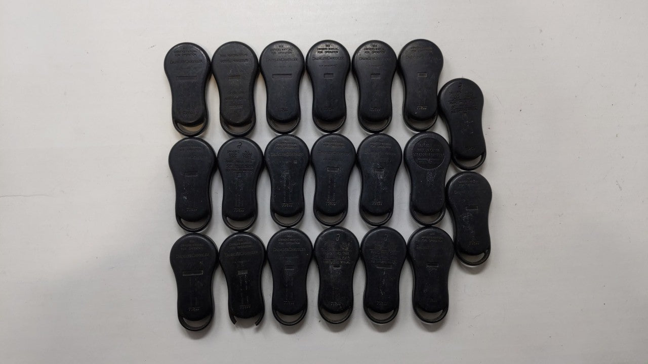 Lot of 20 Chrysler Keyless Entry Remote Fob MIXED FCC IDS MIXED PART - Oemusedautoparts1.com