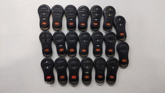 compare product Lot of 20 Chrysler Keyless Entry Remote Fob MIXED FCC IDS MIXED PART