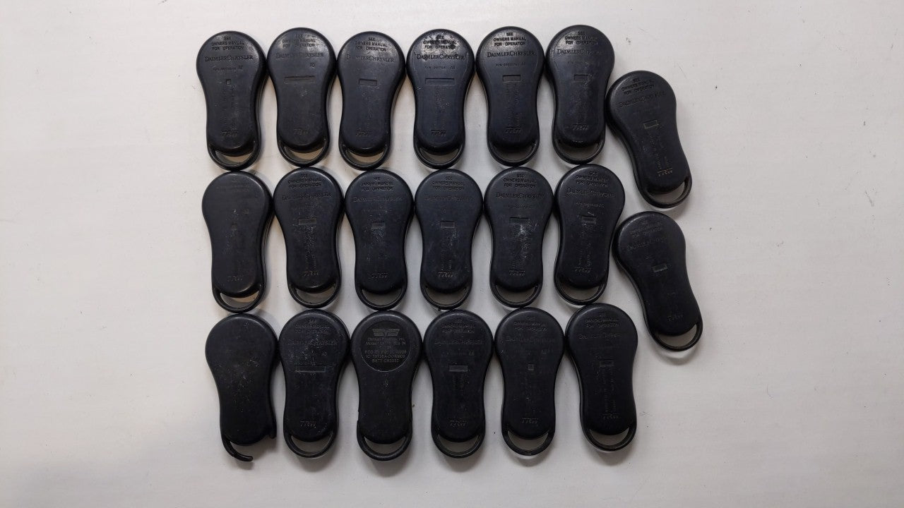 Lot of 20 Chrysler Keyless Entry Remote Fob MIXED FCC IDS MIXED PART - Oemusedautoparts1.com