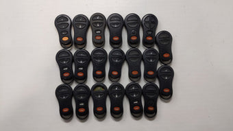 compare product Lot of 20 Chrysler Keyless Entry Remote Fob MIXED FCC IDS MIXED PART