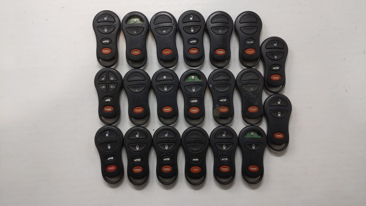 Lot of 20 Chrysler Keyless Entry Remote Fob GQ43VT9T | GQ43VT13T | - Oemusedautoparts1.com